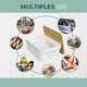 thumbnail image 4 of Contenedor de Almacenamiento de Plástico con Tapa de Bambú Cestas de Organización 4,5 L, 4 of 7