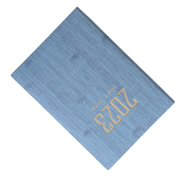 Diario Notebook para 2023 Goals Schedules para Office Business, Weekly, Monthly, Yearly Agenda Organizer Notebook , Azul