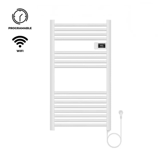 Calefactor Secador de Toallas Programable 500 w Mural 88x54 cm Viglio WIfi Blanco