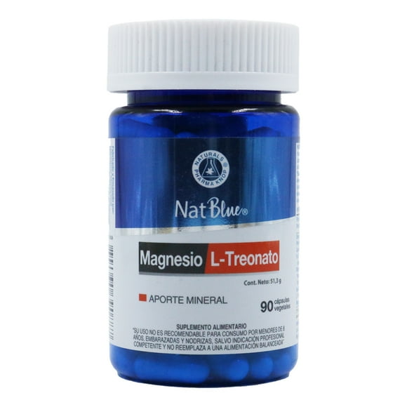 Magnesio L-Treonato x 90 cápsulas, Natblue®