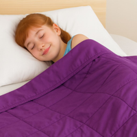 Glowup - Manta De Gravedad Niños Violeta 2.3K 122X92 Cm Manta De Peso