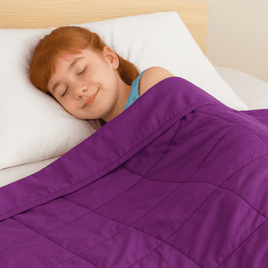 Glowup - Manta De Gravedad Niños Violeta 2.3K 122X92 Cm Manta De Peso