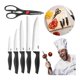 thumbnail image 1 of Set 5 Cuchillos Cross Para Cocina Negro Brinox, 1 of 4