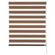 thumbnail image 1 of Cortina Roller Duo Traslúcido Café, Alto Ajustable máximo de 235 cm x Ancho a Elección para Sala, Living, Oficina o Escritorio (165 cm de Ancho x 235 cm de Alto), 1 of 3