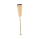 thumbnail image 1 of Remo de canoa de madera, remo de barco, mango ergonómico sin tratar, remos resistentes, decoración de madera para accesorios de barcos al aire libre, 125 centímetros, 1 of 5