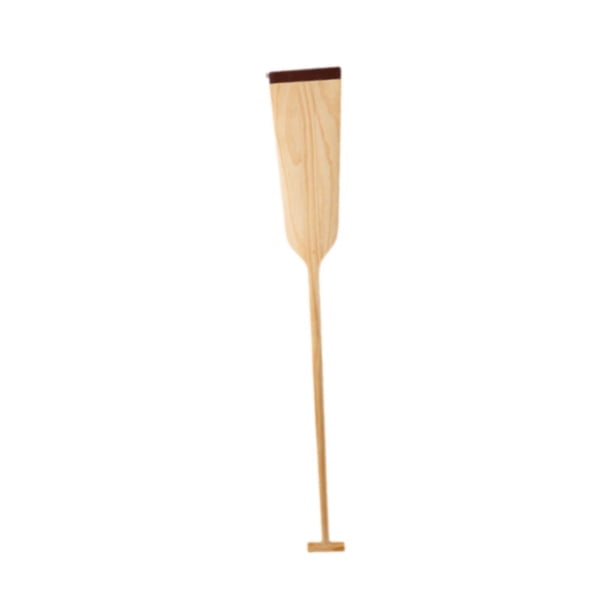 Remo de canoa de madera, remo de barco, mango ergonómico sin tratar, remos resistentes, decoración de madera para accesorios de barcos al aire libre, 125 centímetros