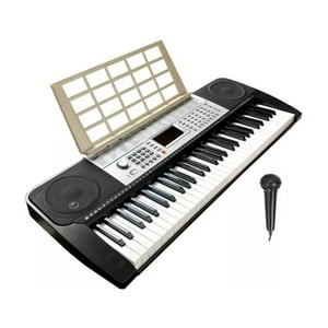 Total Upgrate - Piano Electrico Teclado Musical 61 Teclas Con Microfono