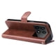 thumbnail image 5 of Funda con Cremallera para Xiaomi Poco F6 Pro, Carcasa Cartera de Cuero PU con Soporte y Tarjetero, 5 of 6