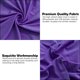 thumbnail image 5 of Mantel redondo Jusmate 81 cm – Pack de 2, color púrpura, 5 of 6