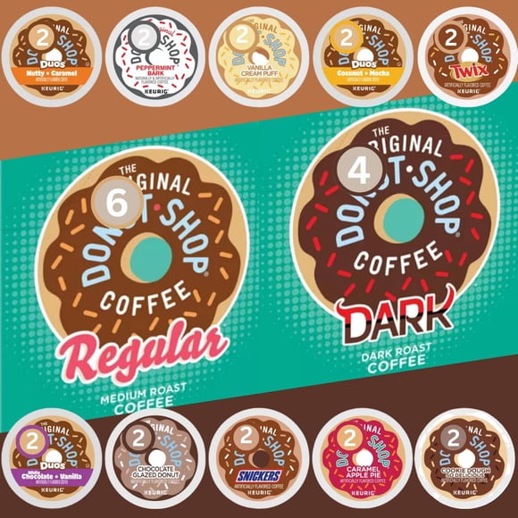 Cápsulas de café Kupix Original Variety Pack 30 K-Cup para Keurig