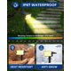 thumbnail image 4 of Luces Solares Para Exteriores Impermeables Ip67 60 Led 3 Modos, 4 of 7
