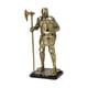 thumbnail image 2 of Figura De Caballero Coleccionable, Artesanía, Escultura Para Entrada, Dormitorio, Oficina, Oro, 2 of 5