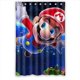 thumbnail image 1 of Cortina de ducha de Super Mario, diseño de dibujos animados, con ganchos, tamaño 48 x 72 pulgadas, 1 of 3