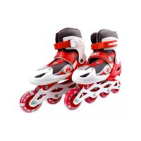 Importclick - Patines Roller Línea Juveniles Ajustable Rojo L