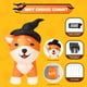 thumbnail image 3 of Inflable COMIN 122 cm Corgi Mago para exteriores, 3 of 6