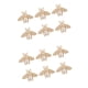 thumbnail image 1 of Hardware de metal de la cerradura de la vuelta del corchete de la abeja 12pcs para el bolso diy bolso bolso, 1 of 5