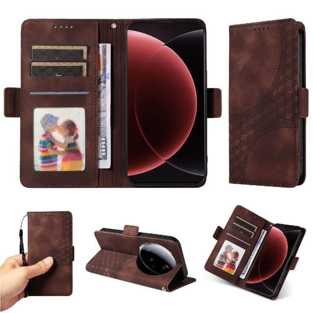 Carcasa Foxdock Xiaomi 15 Ultra De Cuero Pu, Diseño Acolchado Clásico, Protección Contra Caídas Y Rayones