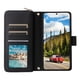 thumbnail image 2 of Funda Cartera con Cremallera y Correa para Samsung Galaxy S26 5G Soporte y Tarjetero Negro, 2 of 6