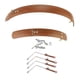 thumbnail image 1 of Guardabarros Plegable Para Bicicleta, Reparación De Guardabarros Delantero Y Trasero Para Ciclismo Al Aire Libre, 20 Pulgadas, Marrón, 1 of 5