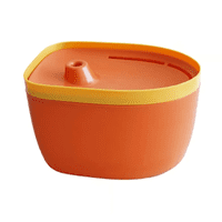 Genérico - Bebedero Perros Y Gatos Fuente Agua Mascota 2,5 Lt Naranja
