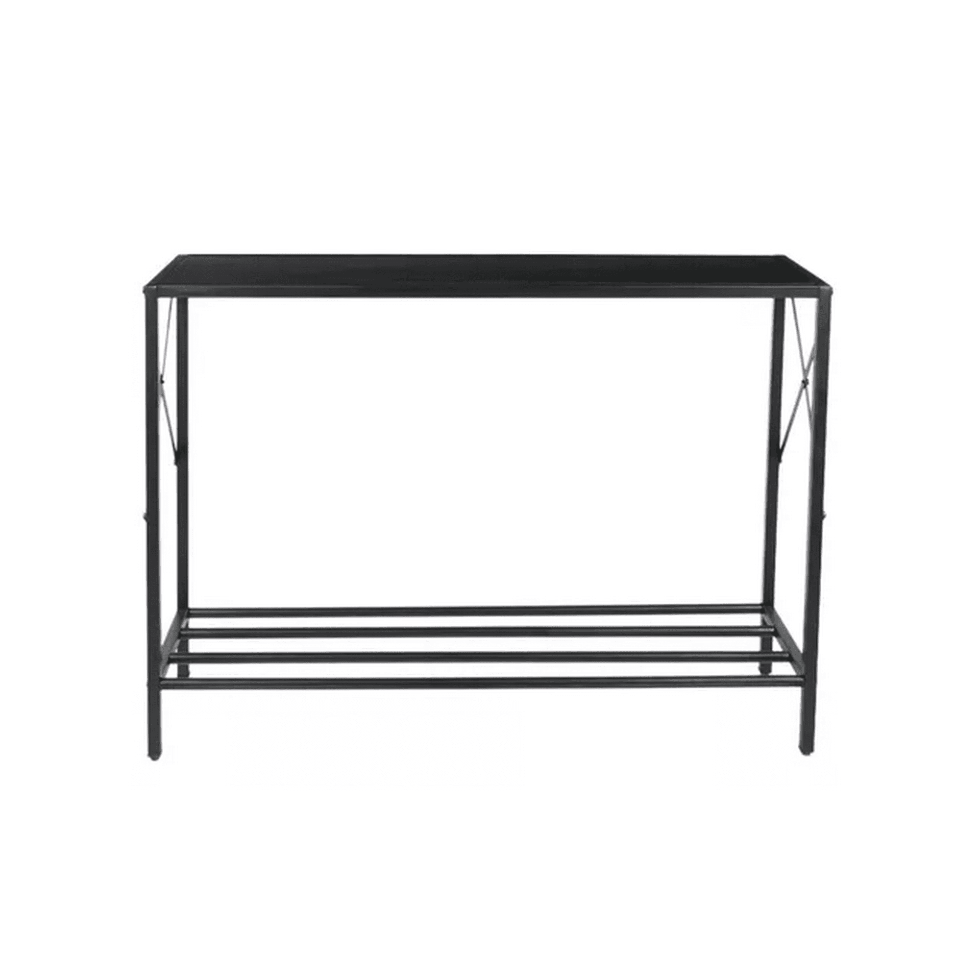 Genérico - Arrimo Tradicional Negro, Metal Mdf