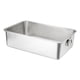 thumbnail image 3 of Caja De Arena De Acero Inoxidable Con Asa, Bandeja De Arena Para Gatos De Lados Altos, 40 Cm X 30 Cm X 7 Cm, 3 of 5