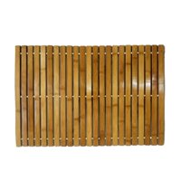 Magideal - Alfombrilla De De De Bambú Natural, Alfombrilla Antideslizante Para , Alfombrillas De Cocina Para Uso En Interiores, Alfombrillas De