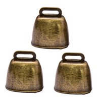 Magideal - Campana De Retro De 3 Uds, Campana De Metal, Colgante De De Viento Pequeño, Campanas Ruidosas, Cencerro Premium , Bronce