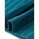 thumbnail image 5 of Agnes Orinda Blusas de Mujer Tallas Grandes Cuello Redondo Abertura Manga 3/4 Decoración de Botones Blusas de Punto Sueltas Casual 1X Azul Lago, 5 of 6