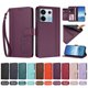 thumbnail image 4 of Funda Cartera Trébol para Xiaomi Poco X6 con Ranuras Tarjetas y Carga Inalámbrica Violeta, 4 of 6