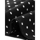 thumbnail image 5 of INSPIRE CHIC Blusa de Mujer para Regreso a Clases con Cuello Peter Pan en Contraste y Lunares de Manga Corta L Gris Negro, 5 of 6