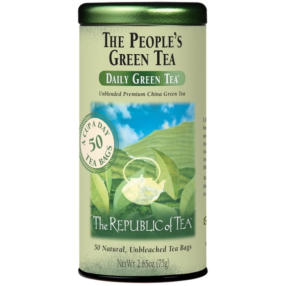 Té The Republic of Tea The Peoples Green Tea 50 bolsitas