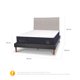 thumbnail image 3 of Cama Europea Curve Super Premium 2 Plazas + Respaldo Tigris, 3 of 16