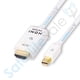thumbnail image 2 of Cable unidireccional Mini DisplayPort a HDMI de SatelliteSale, macho a macho, cable universal de PVC blanco, 1,8 m, 2 of 2