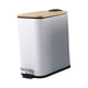 thumbnail image 4 of Papelera Con Escalón, Cesta De Papel, Papelera De Cocina Para Solárium, Dormitorio, Entrada, Color Blanco, 4 of 5