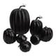 thumbnail image 5 of 7 Piezas De Calabazas Falsas, Modelo De Bricolaje, Verduras Artificiales Para Tienda De Halloween, Otoño, Negro, 5 of 5