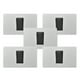 thumbnail image 1 of Pack 5 Interruptores Simple Metálico 9/12 16a - Gris Negro, 1 of 3