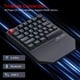 thumbnail image 3 of Teclado gamer inalámbrico MageGee de una mano con RGB y switches rojos, 3 of 8