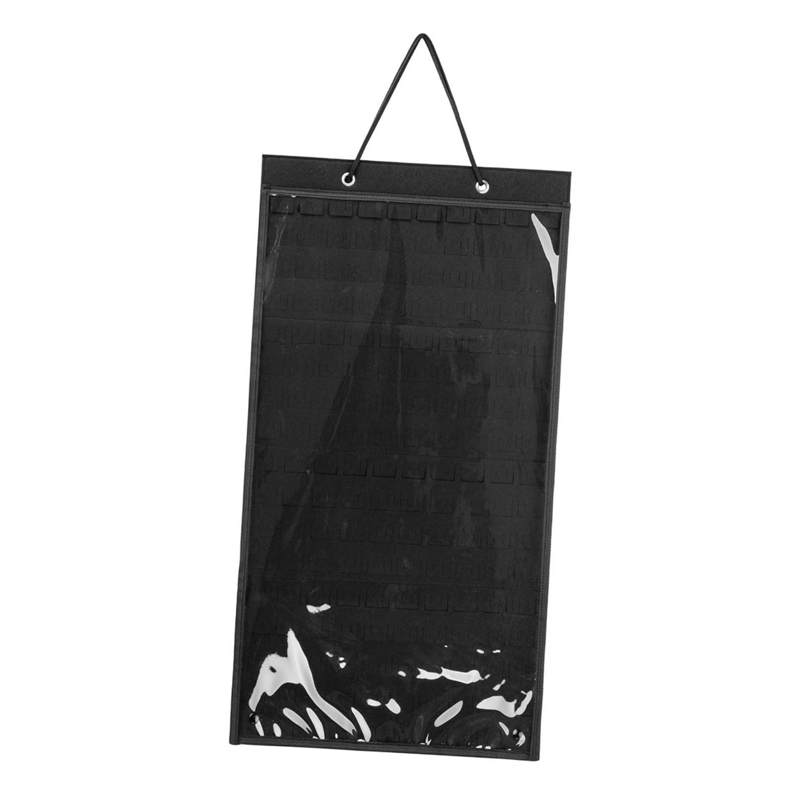 Magideal - Broche Pin Organizador De Almacenamiento Pin Soporte De Exhibición Colección De Pines A Prueba De Polvo Estuche De Exposición Para Encimera Tocador De Negro 52Cmx31Cm