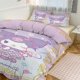 thumbnail image 1 of Kuromi Print Bedding Set Pattern Duvet Cove Set 3 Pieces 1 Quilt Cover And 2 Pillowcases for Women Men Teens, 1 of 5