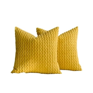 Genérico - Set De 2 Fundas De Cojines Diseño De Maiz 45Cm X 45 Cm Amarillo