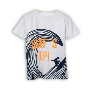 Polera Niño Blanco Pillin