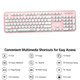 thumbnail image 2 of Teclado inalámbrico Bluetooth para máquina de escribir, compatible con Android, Windows y PC, ideal para el hogar y la oficina., 2 of 8
