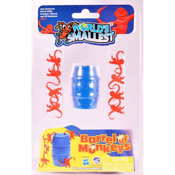 Juego de mesa World's Smallest of Monkeys, 10 unidades