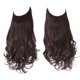 thumbnail image 1 of Xiao Hua Extensión de Cabello con Alambre de Línea de Pesca invisible, Fibra Sintética Larga Ondulada Rizada, Extensión de Cabello Estilo Diadema Ajustable, 16 Pulgadas, 1 Pieza, Estilo a, 1 of 4