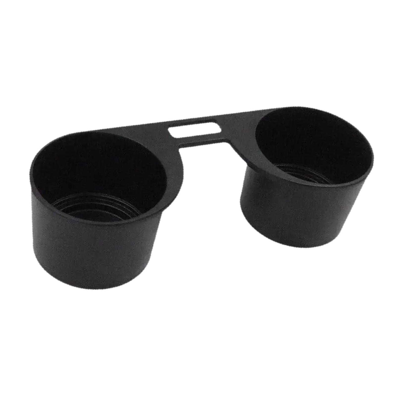 Magideal - Inserto De Portavasos 7H285860130T, Montaje Práctico Negro, Decoración Interior De Coche, Piezas De Consola Central Desmontables A Prueba De Golpes