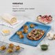 thumbnail image 4 of Bandeja para Galletas KitchenAid 33x46 cm Antiadherente Azul Terciopelo, 4 of 7