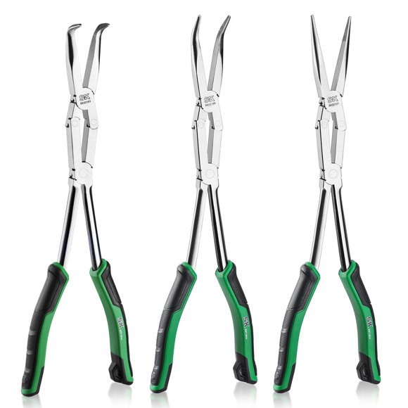 Alicates SK Juego de 3 Piezas de 33 cm de Punta Larga