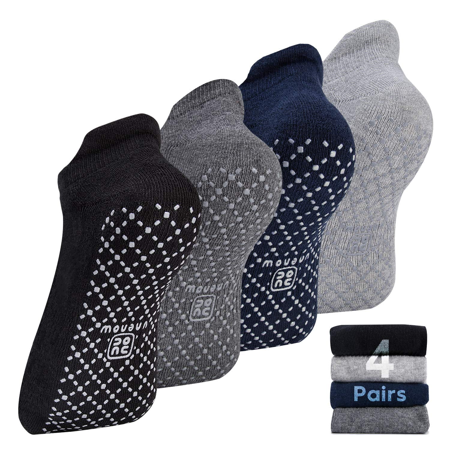 Calcetines Antideslizantes Unenow Con Cojín Grips Para Yoga Y Pilates