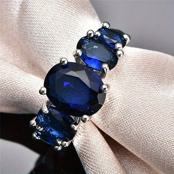 Fashion Eternity Rings Luxury Jewelry Wedding Engagement For Women Girls Gift